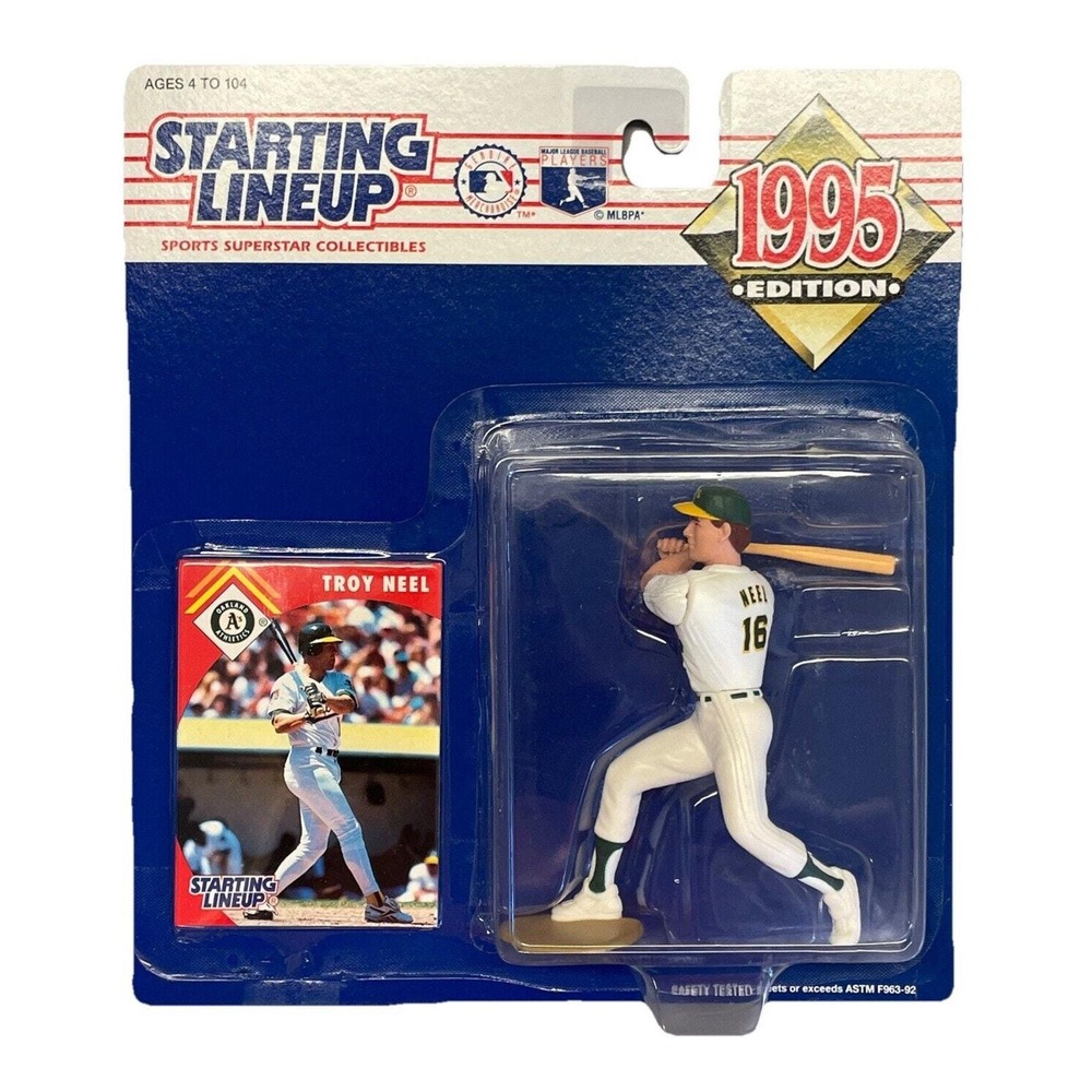 Troy Neel Oakland Athletics Starting Lineup 1995 Edition Action Figure